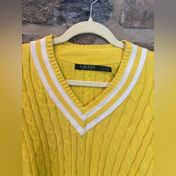 Lauren Ralph Lauren Tops - Lauren Ralph Lauren Yellow Knit Top